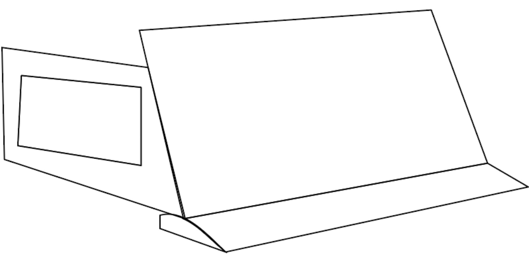 Fig. 5. Cutout to reduce the weight of the robot.